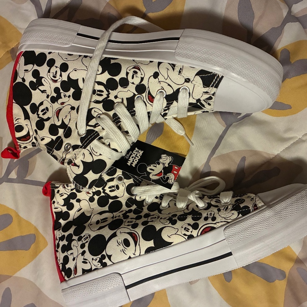 Disney Mickey Mouse Platform Sneakers